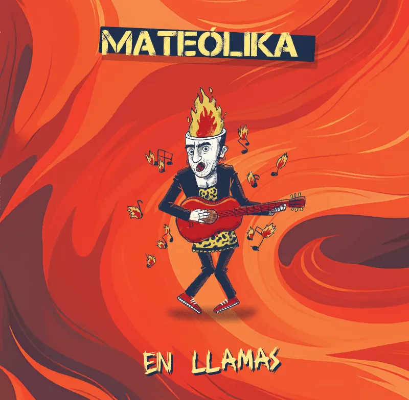 Portada del álbum En Llamas de Mateolika